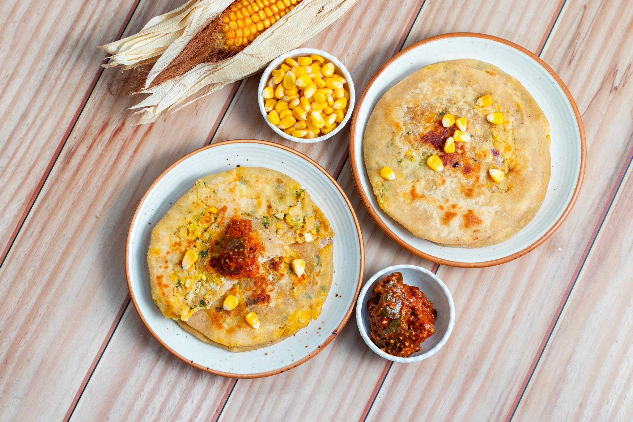 cheese corn paratha (1)